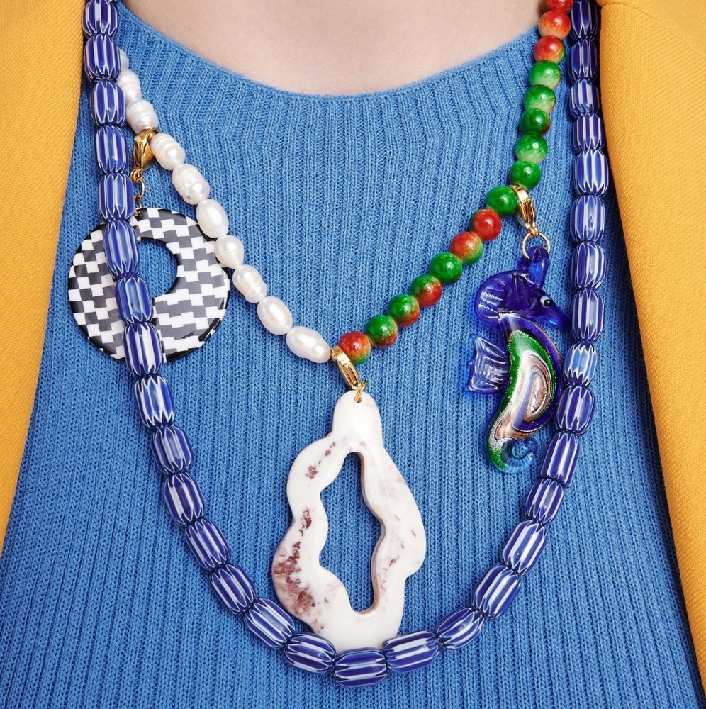 Lulas Lulas Necklace Handmade Ceramic Beads